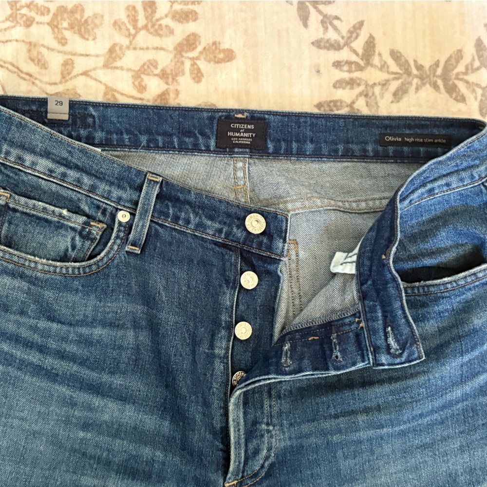 Citizens of Humanity High Rise Slim Ankle